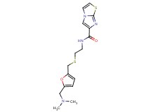 N-{2-[({5-[(dimethylamino)methyl]-2-furyl}methyl)thio]ethyl}imidazo[2,1-b][1,3]thiazole-6-carboxamide