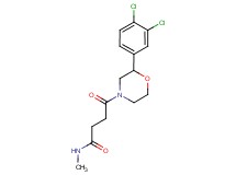 4-[2-(3,4-dichlorophenyl)morpholin-4-yl]-N-methyl-4-oxobutanamide