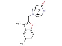 (1S*,5R*)-3-[(3,5-dimethyl-1-benzofuran-2-yl)methyl]-3,9-diazabicyclo[3.3.2]decan-10-one