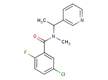 5-chloro-2-fluoro-N-methyl-N-(1-pyridin-3-ylethyl)benzamide