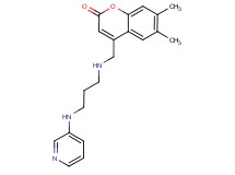6,7-dimethyl-4-({[3-(pyridin-3-ylamino)propyl]amino}methyl)-2H-chromen-2-one