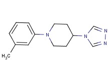 1-(3-methylphenyl)-4-(4H-1,2,4-triazol-4-yl)piperidine