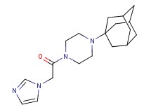 1-(1-adamantyl)-4-(1H-imidazol-1-ylacetyl)piperazine