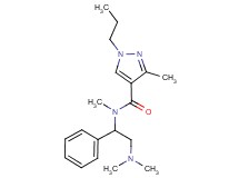 N-[2-(dimethylamino)-1-phenylethyl]-N,3-dimethyl-1-propyl-1H-pyrazole-4-carboxamide