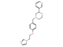 4-{4-[2-(1H-imidazol-1-yl)ethoxy]benzyl}-2-pyridin-3-ylmorpholine