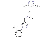 2-(3,5-dimethyl-1H-pyrazol-4-yl)-N-methyl-N-{[1-(2-methylphenyl)-1H-pyrazol-4-yl]methyl}ethanamine