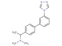N,N-dimethyl-1-[3'-(4H-1,2,4-triazol-4-yl)biphenyl-4-yl]ethanamine