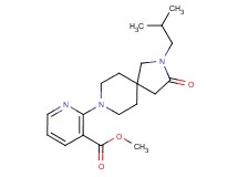 methyl 2-(2-isobutyl-3-oxo-2,8-diazaspiro[4.5]dec-8-yl)nicotinate
