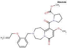 methyl 1-({3-[2-(allyloxy)benzyl]-9-methoxy-7-oxo-1,2,3,4,5,7-hexahydropyrido[1,2-d][1,4]diazepin-10-yl}carbonyl)-L-prolinate