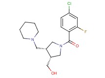 [(3R*,4R*)-1-(4-chloro-2-fluorobenzoyl)-4-(piperidin-1-ylmethyl)pyrrolidin-3-yl]methanol