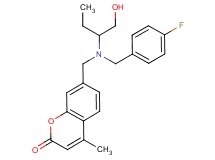 7-({(4-fluorobenzyl)[1-(hydroxymethyl)propyl]amino}methyl)-4-methyl-2H-chromen-2-one