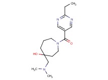 4-[(dimethylamino)methyl]-1-[(2-ethyl-5-pyrimidinyl)carbonyl]-4-azepanol