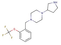 1-(3-pyrrolidinyl)-4-[2-(trifluoromethoxy)benzyl]piperazine dihydrochloride