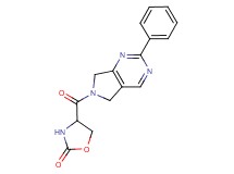 4-[(2-phenyl-5,7-dihydro-6H-pyrrolo[3,4-d]pyrimidin-6-yl)carbonyl]-1,3-oxazolidin-2-one