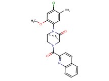 (1S*,4S*)-2-(4-chloro-2-methoxy-5-methylphenyl)-5-(2-quinolinylcarbonyl)-2,5-diazabicyclo[2.2.1]heptan-3-one
