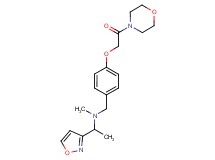 (1-isoxazol-3-ylethyl)methyl[4-(2-morpholin-4-yl-2-oxoethoxy)benzyl]amine
