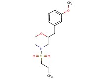 2-(3-methoxybenzyl)-4-(propylsulfonyl)morpholine
