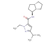 1-ethyl-3-isopropyl-N-[(1S*,3aS*,6aS*)-octahydropentalen-1-yl]-1H-pyrazole-5-carboxamide
