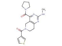 N-methyl-4-(1-pyrrolidinylcarbonyl)-6-(3-thienylcarbonyl)-5,6,7,8-tetrahydropyrido[4,3-d]pyrimidin-2-amine