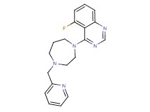 5-fluoro-4-[4-(pyridin-2-ylmethyl)-1,4-diazepan-1-yl]quinazoline