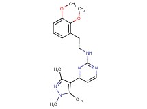 N-[2-(2,3-dimethoxyphenyl)ethyl]-4-(1,3,5-trimethyl-1H-pyrazol-4-yl)-2-pyrimidinamine