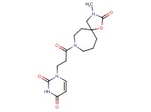 1-[3-(3-methyl-2-oxo-1-oxa-3,8-diazaspiro[4.6]undec-8-yl)-3-oxopropyl]pyrimidine-2,4(1H,3H)-dione
