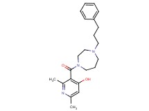 2,6-dimethyl-3-{[4-(3-phenylpropyl)-1,4-diazepan-1-yl]carbonyl}-4-pyridinol