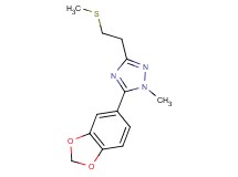 5-(1,3-benzodioxol-5-yl)-1-methyl-3-[2-(methylthio)ethyl]-1H-1,2,4-triazole