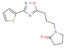 1-{3-[3-(2-thienyl)-1,2,4-oxadiazol-5-yl]propyl}-2-pyrrolidinone