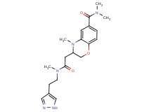 N,N,4-trimethyl-3-(2-{methyl[2-(1H-pyrazol-4-yl)ethyl]amino}-2-oxoethyl)-3,4-dihydro-2H-1,4-benzoxazine-6-carboxamide