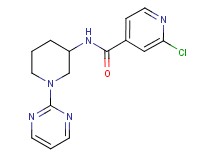 2-chloro-N-[1-(2-pyrimidinyl)-3-piperidinyl]isonicotinamide