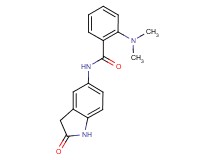 2-(dimethylamino)-N-(2-oxo-2,3-dihydro-1H-indol-5-yl)benzamide trifluoroacetate
