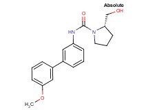 (2S)-2-(hydroxymethyl)-N-(3'-methoxybiphenyl-3-yl)pyrrolidine-1-carboxamide