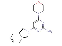 4-[(3aR*,7aS*)-1,3,3a,4,7,7a-hexahydro-2H-isoindol-2-yl]-6-morpholin-4-ylpyrimidin-2-amine