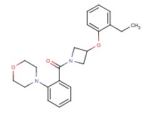 4-(2-{[3-(2-ethylphenoxy)-1-azetidinyl]carbonyl}phenyl)morpholine