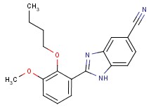 2-(2-butoxy-3-methoxyphenyl)-1H-benzimidazole-5-carbonitrile