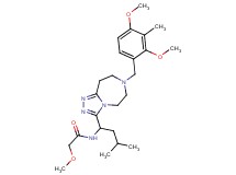 N-{1-[7-(2,4-dimethoxy-3-methylbenzyl)-6,7,8,9-tetrahydro-5H-[1,2,4]triazolo[4,3-d][1,4]diazepin-3-yl]-3-methylbutyl}-2-methoxyacetamide