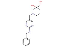 1-{[2-(benzylamino)-5-pyrimidinyl]methyl}-3-(hydroxymethyl)-3-piperidinol