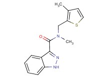 N-methyl-N-[(3-methyl-2-thienyl)methyl]-1H-indazole-3-carboxamide