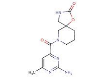 7-[(2-amino-6-methylpyrimidin-4-yl)carbonyl]-1-oxa-3,7-diazaspiro[4.5]decan-2-one