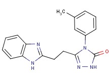 5-[2-(1H-benzimidazol-2-yl)ethyl]-4-(3-methylphenyl)-2,4-dihydro-3H-1,2,4-triazol-3-one