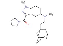 N-[2-(1-adamantyl)ethyl]-N,1-dimethyl-3-(1-pyrrolidinylcarbonyl)-4,5,6,7-tetrahydro-1H-indazol-5-amine