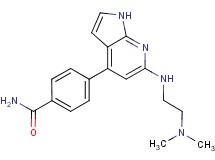 4-(6-{[2-(dimethylamino)ethyl]amino}-1H-pyrrolo[2,3-b]pyridin-4-yl)benzamide
