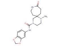 N-1,3-benzodioxol-5-yl-1-methyl-10-oxo-1,4,9-triazaspiro[5.6]dodecane-4-carboxamide