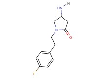4-amino-1-[2-(4-fluorophenyl)ethyl]pyrrolidin-2-one