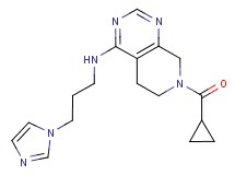 7-(cyclopropylcarbonyl)-N-[3-(1H-imidazol-1-yl)propyl]-5,6,7,8-tetrahydropyrido[3,4-d]pyrimidin-4-amine