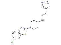 1-(6-chloro-1,3-benzothiazol-2-yl)-N-[2-(1H-imidazol-4-yl)ethyl]piperidin-4-amine