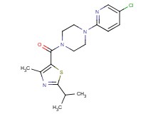 1-(5-chloro-2-pyridinyl)-4-[(2-isopropyl-4-methyl-1,3-thiazol-5-yl)carbonyl]piperazine