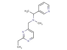 N-[(2-ethylpyrimidin-4-yl)methyl]-N-methyl-1-pyridin-3-ylethanamine