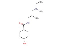 cis-N-{3-[ethyl(methyl)amino]-2-methylpropyl}-4-hydroxycyclohexanecarboxamide